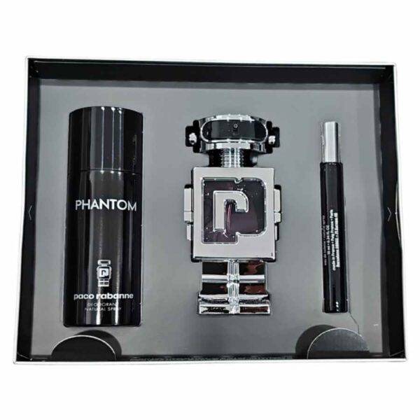 PACO RABANNE SET PHANTOM EDT 100ML + EDT 10ML + DESODORANTE 150ML - $135