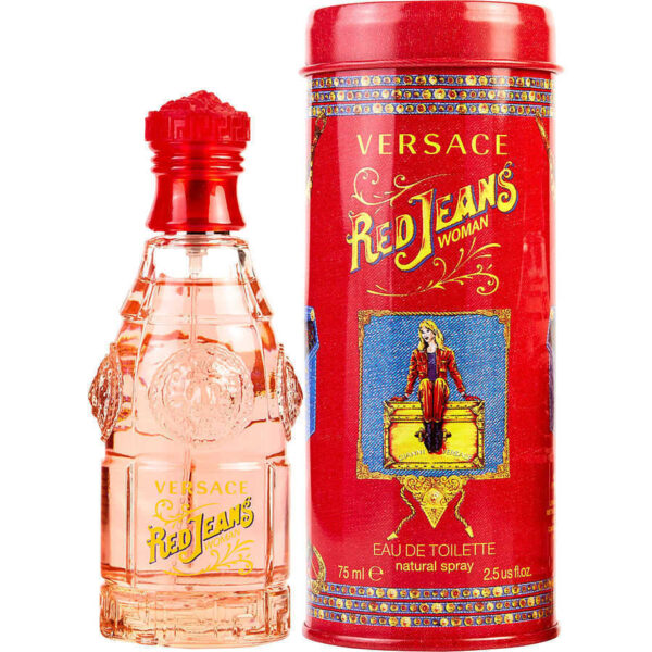 VERSACE RED JEANS WOMAN 75ML - $48