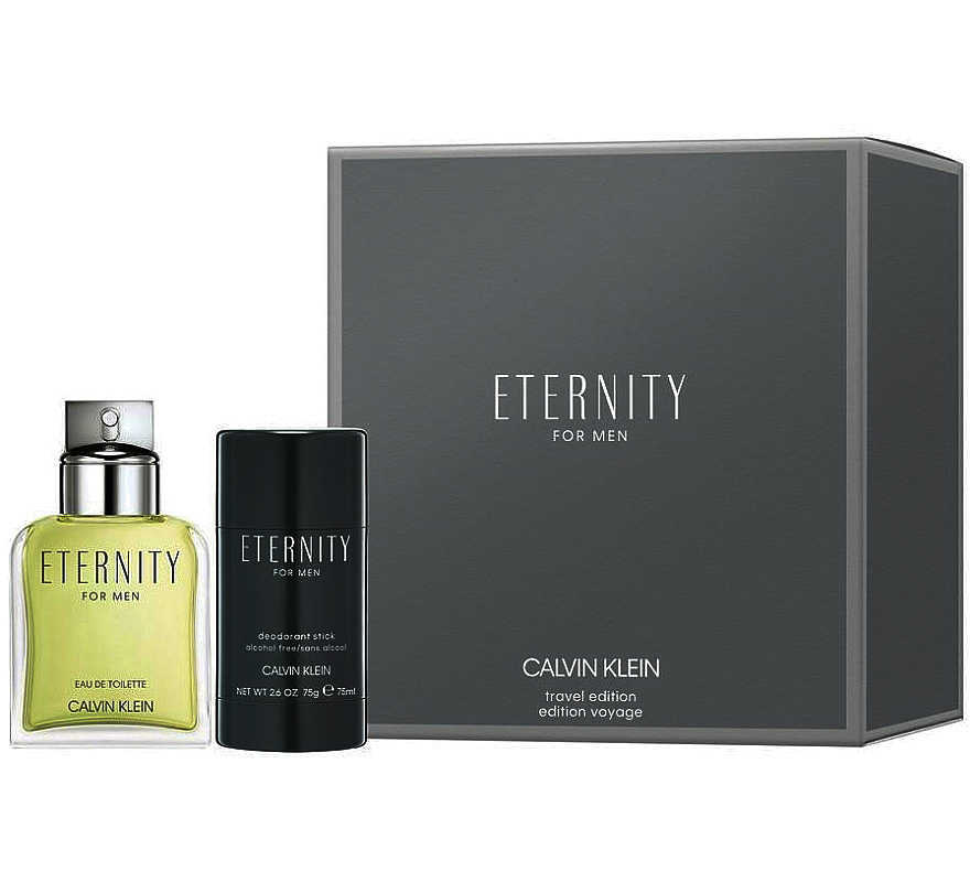 CALVIN KLEIN ETERNITY FOR MEN TRAVEL EDITION EDT 100ML + DESODORANTE EN BARRA 75ML